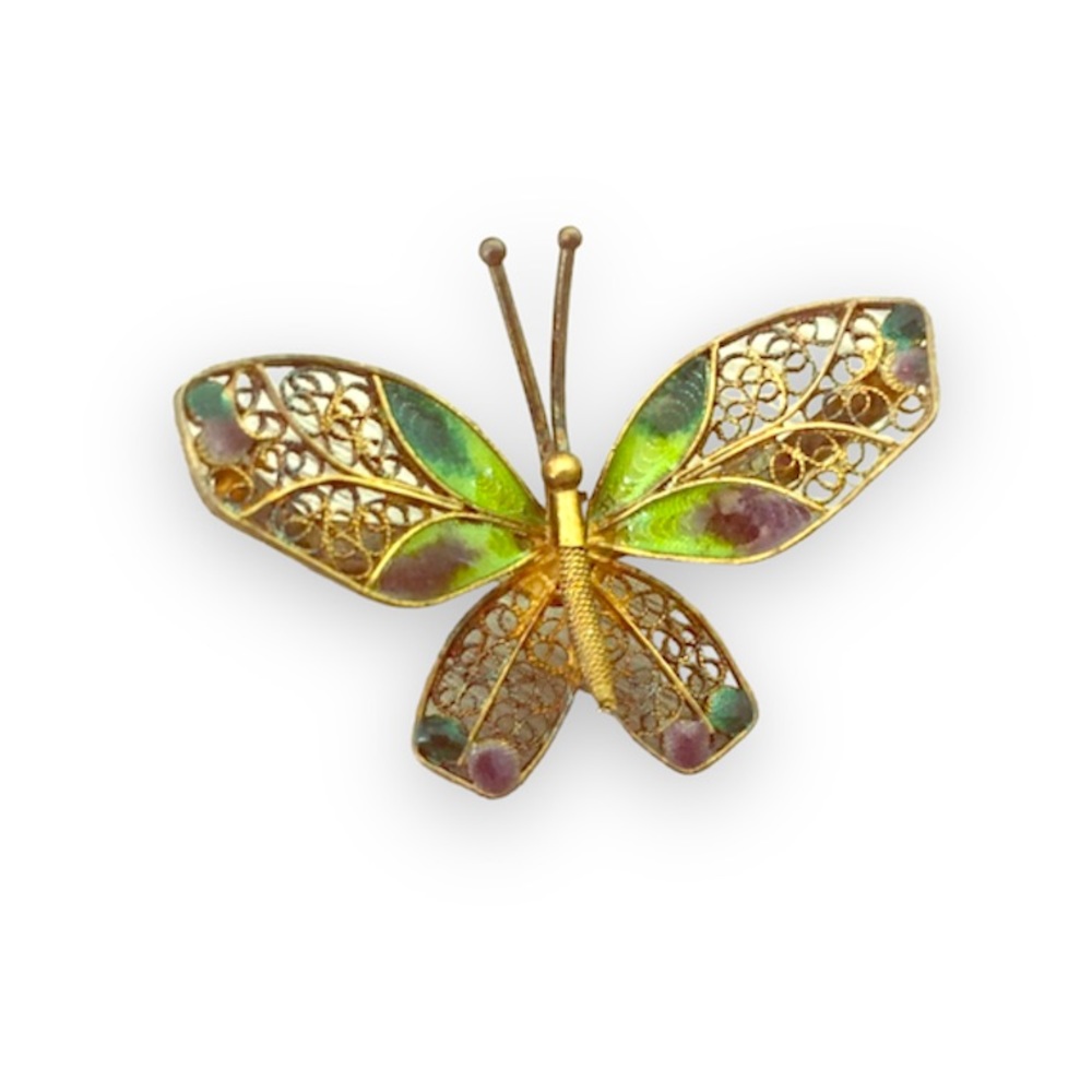 • VTG Butterfly Brooch •